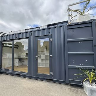 20ft x 8ft Custom Shipping Container Conversion | Portable Building | Garden Office