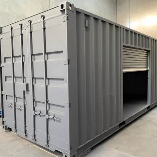 20ft x 8ft Container With Side Roll-Up Door