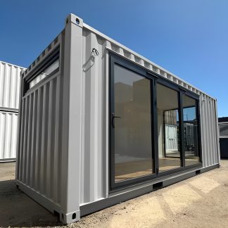 20ft x 8ft Custom Shipping Container Converted Office | Portable Building | Garden Office